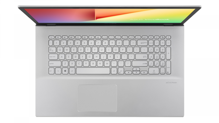 Asus VivoBook X712JA widok klawiatury