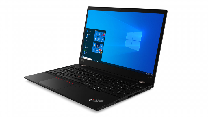 Mobilna stacja robocza Lenovo ThinkPad P15s G2 W10P - przód front lewy