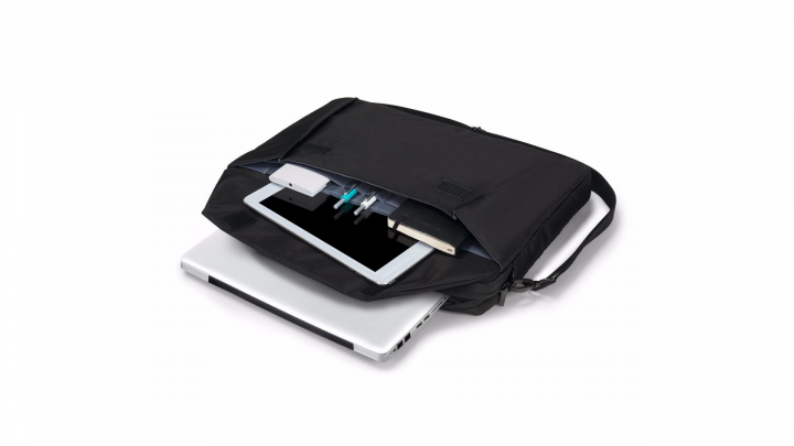 Torba do laptopa DICOTA Slim Case EDGE 133 D31208 czarna - otwarta