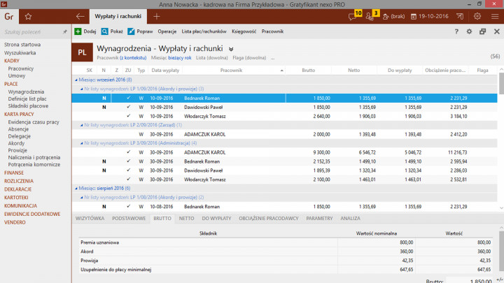 Gratyfikant nexo PRO - Licencja na 50 pracowników 4