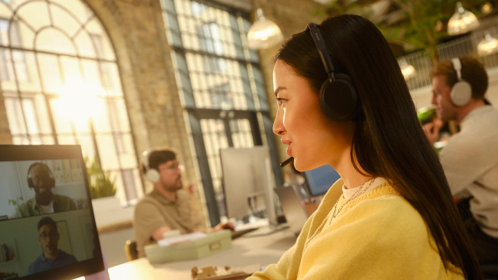 Słuchawki bezprzewodowe Jabra Evolve3 45 UC Stereo 2