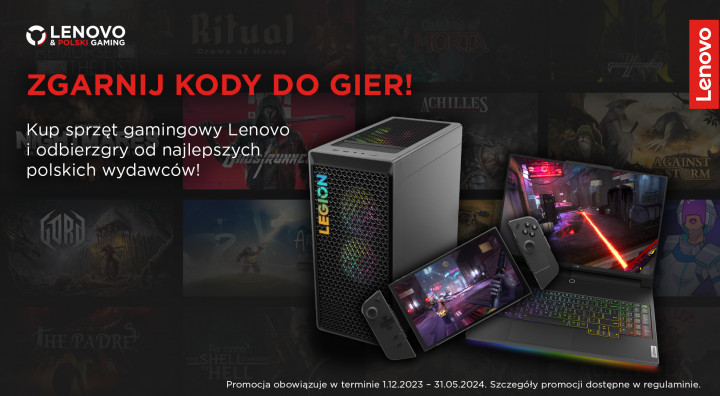 Akcja promocyjna Lenovo &amp; Polski Gaming