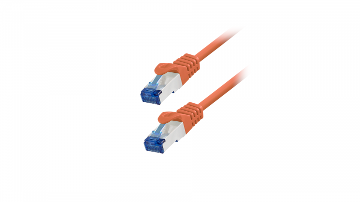 Patchcord LogiLink CAT 6A S/FTP pomarańczowy