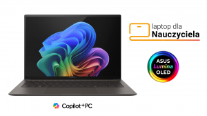 Laptop dla Nauczyciela ASUS Zenbook S 14 OLED UX5406SA-PV031W Ultra 5 226V 14" 3K 120Hz 0,2ms 16GB 1000SSD W11