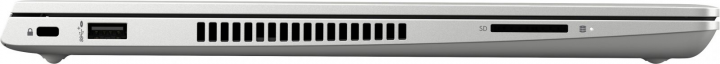 Laptop HP ProBook 430 G6 srebrny - widok lewej strony