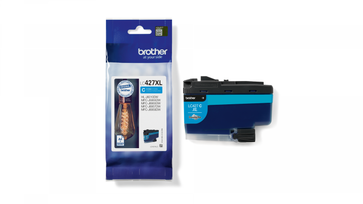 Tusz Brother LC-427XLC błękitny box