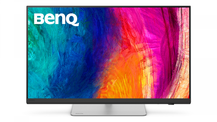 Monitor BenQ PD2730S 9H.LN7LA.TBE 27" 5K UHD+ IPS USB-C Dock 90W - widok frontu v3