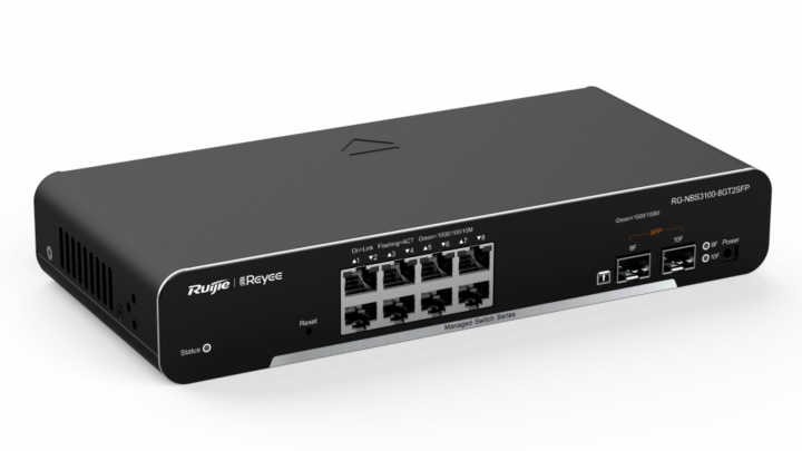 Switch Ruijie Reyee RG-NBS3100-8GT2SFP 8-port GE 2x1Gb SFP Ext PSU 3