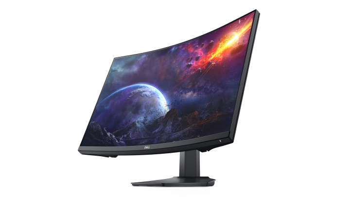 Monitor Dell S2721HGF czarny - widok frontu prawej strony