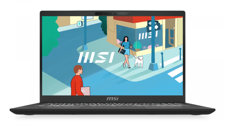 Laptop MSI Modern 15 H C13M W11H (white BK) Classic Black 4
