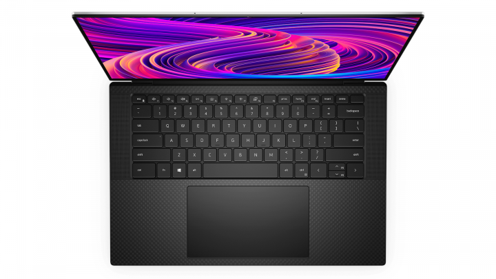 XPS 15 9510 - widok klawiatury