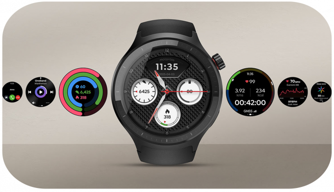 Smartwatch Motorola Moto Watch czarny