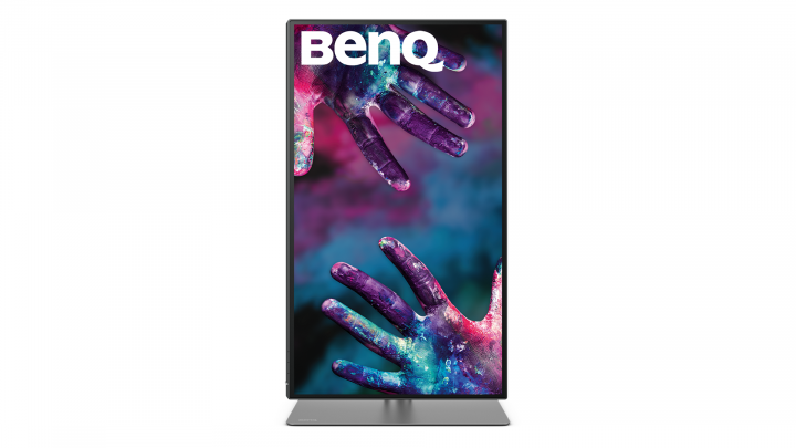 Monitor BenQ PD2725U 9H.LJXLA.TBE 27" 4K UHD IPS USB-C Dock 90W - widok frontu v2
