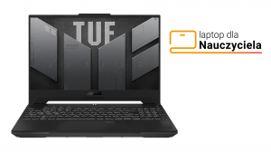 Laptop dla Nauczyciela ASUS TUF Gaming A15 FA507XI-LP013 R9 7940HS 15,6" FHD 144Hz 16GB 512SSD RTX4070 DLSS 3 W11
