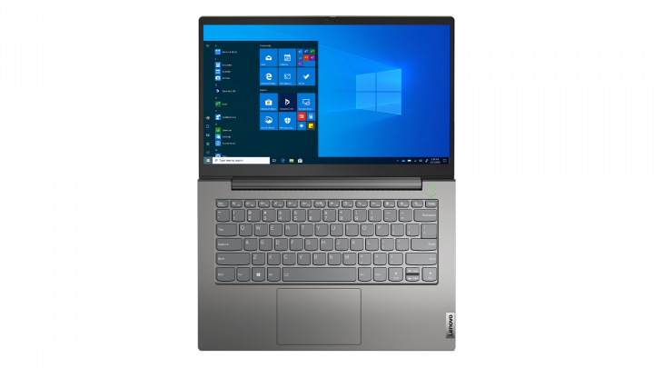 Laptop Lenovo ThinkBook 14 G2 szary - widok góry