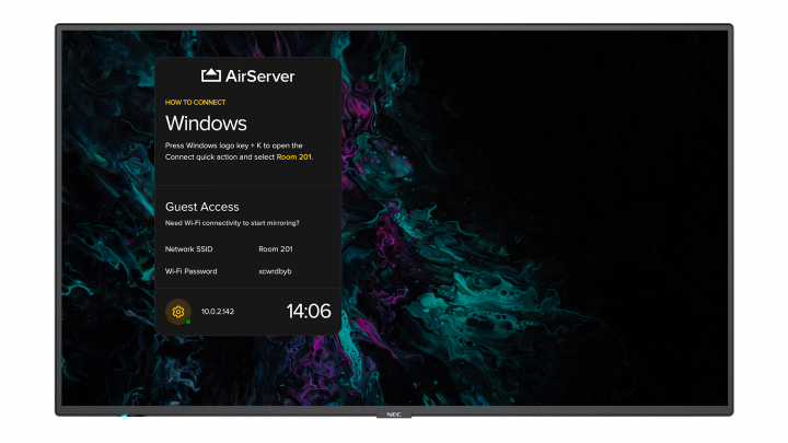 Monitor wielkoformatowy Sharp NEC MultiSync M981 AirServer - 40001653