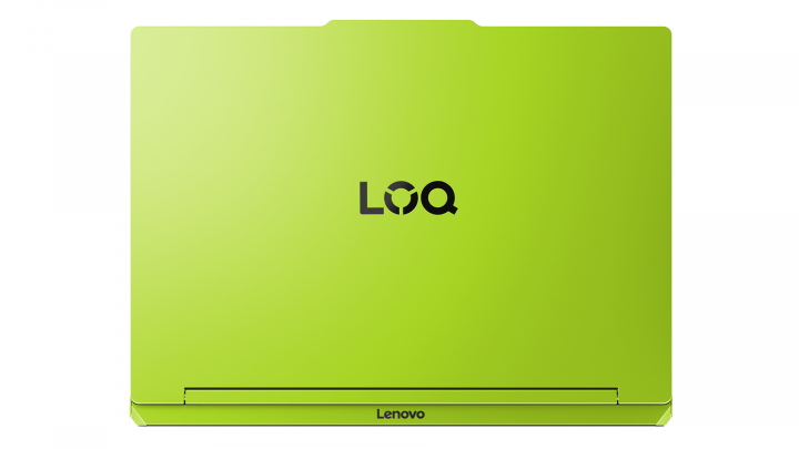 Laptop Lenovo LOQ Gen 11 15AHP11 Surge green - widok klapy
