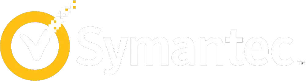 Symantec logo invert