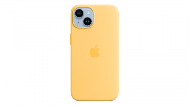 Etui Apple iPhone 14 Silicone Case z MagSafe Sunglow MPT23ZM/A 2
