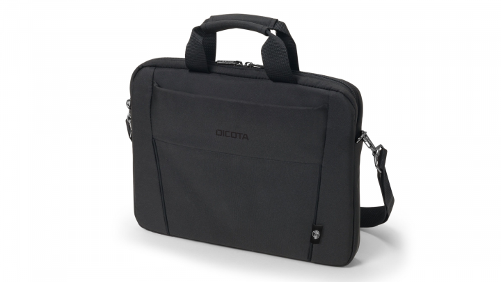 Torba do laptopa DICOTA Eco Slim Case BASE 125 D31300-RPET czarna - przód prawa strona
