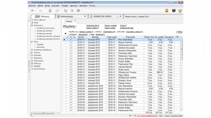 Gratyfikant GT - Licencja na 30 pracowników 4
