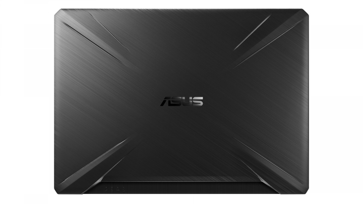 Laptop Asus ROG FX505DT Stealth Black - widok klapy