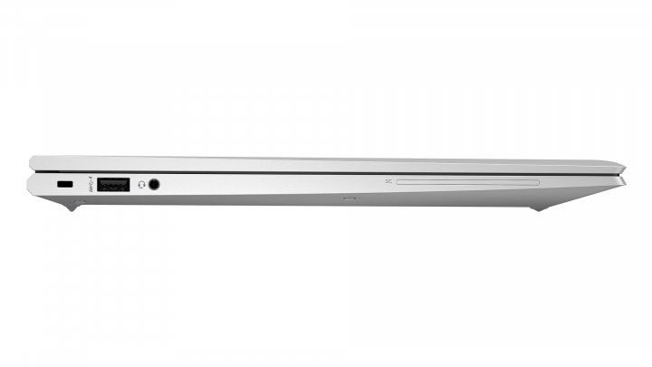 Laptop HP EliteBook 855 G7 srebrny - widok lewej strony