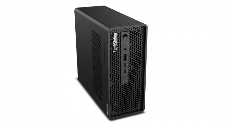 Stacja robocza Lenovo ThinkStation P360 Ultra - widok frontu lewej strony