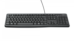 Klawiatura przewodowa Logitech K120 US, USB czarna 920-002508