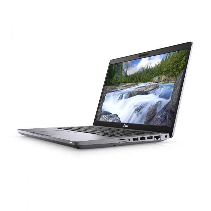 Laptop Dell Latitude 5411 srebrny - widok frontu prawej strony