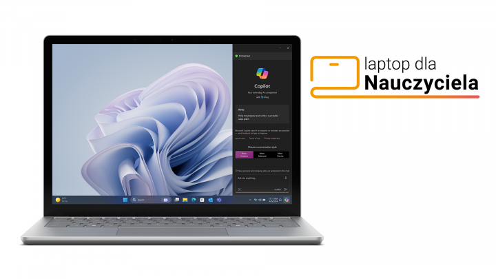 Microsoft Surface Laptop 6 13,5" W11P Platynowy Bon