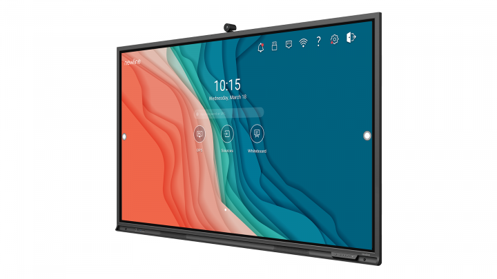 Monitor interaktywny Newline Elara 65 4K UHD - TT-6522Q - widok frontu prawej strony