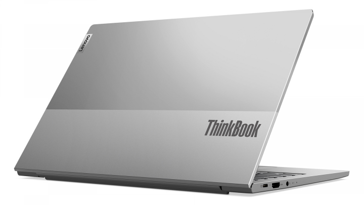 Laptop Lenovo ThinkBook 13s G2 szary - widok klapy lewej strony1
