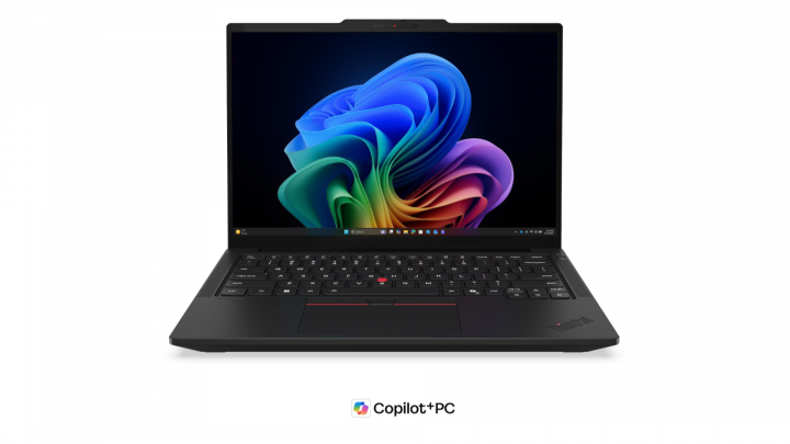 Laptop Lenovo ThinkPad T14 Gen 7 W11Pro copilot+ PC czarny front z copilot