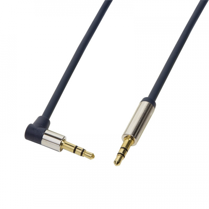 Kabel audio LogiLink 3,5mm minijack M M 1m CA11100 - widok frontu