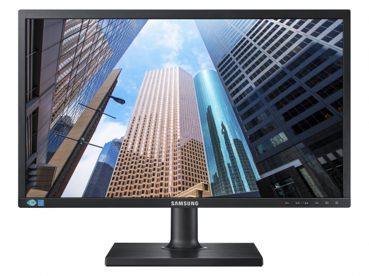 Monitor Samsung LS24E65UXWYEN - widok frontu