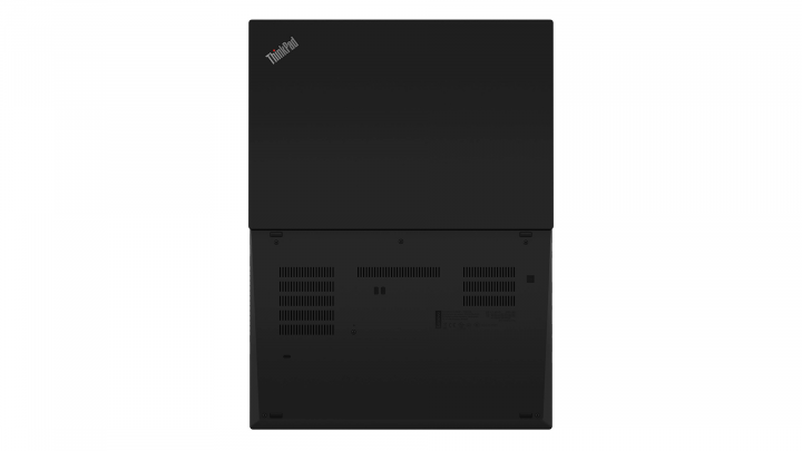 Mobilna stacja robocza Lenovo ThinkPad P14s AMD czarny widok klapy