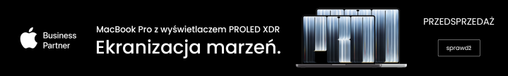 PRZEDSPRZEDAŻ MacBook Pro PROLED XDR - baner kategorii CTA