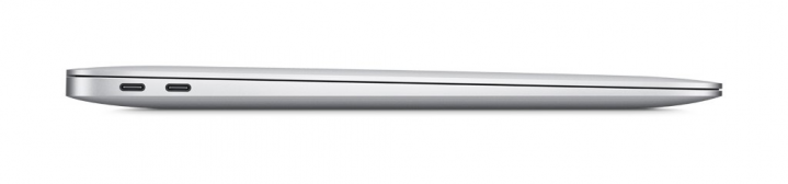 Laptop Apple MacBook Air srebrny - widok lewej strony