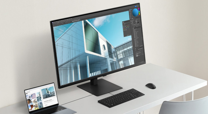 Monitor Samsung ViewFinity S7 LS37D700EAUXEN biuro
