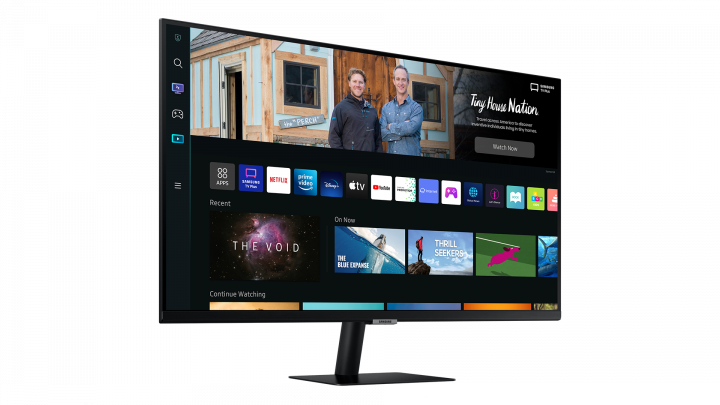 Monitor Samsung Smart M5 LS27BM500EUXEN - widok frontu lewej strony