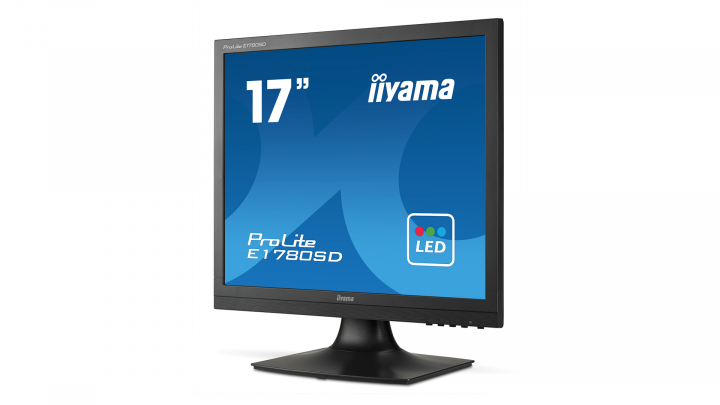 Monitor IIYAMA ProLite E1780SD-B1 - widok frontu prawej strony
