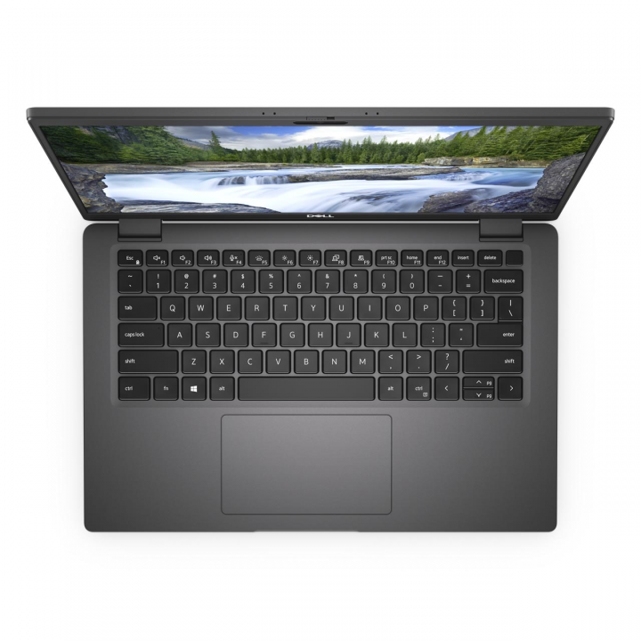 Laptop Dell Latitude 7410 czarny - widok z góry