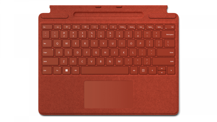 Microsoft Surface Pro Signature Type Cover 8XB-00027 poppy red - widok frontu