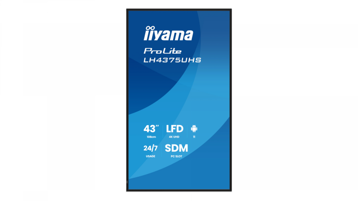 Monitor wielkoformatowy iiyama LH4375UHS-B2AG 4