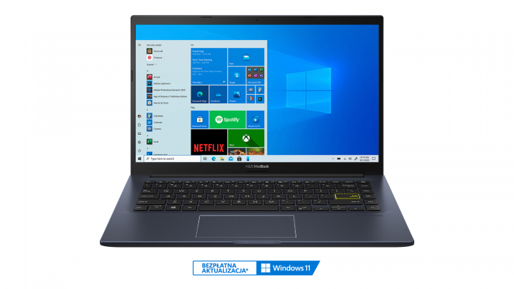 Laptop VivoBook X413JA-EB120T W10H - przód