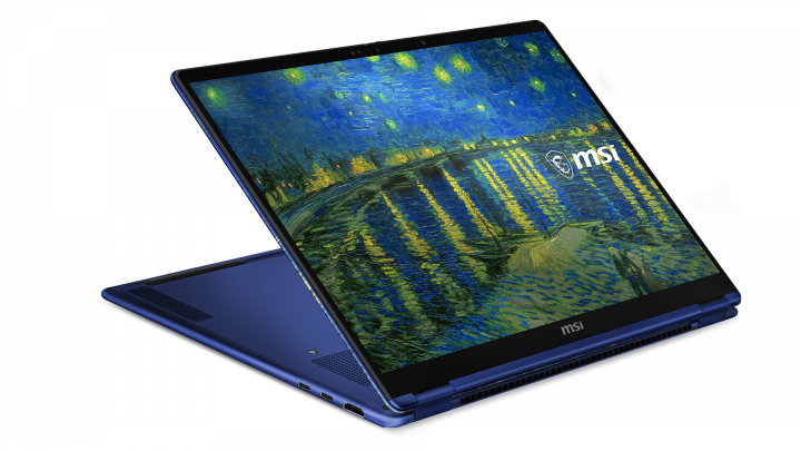 Laptop MSI Prestige 14 Flip AI+ Starry Night Over the Rhone Copilot 9