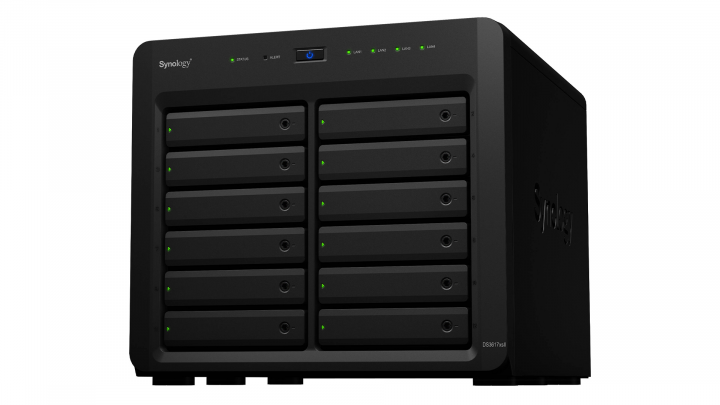 Serwer NAS Synology DS3617xsII widok frontu lewa strona