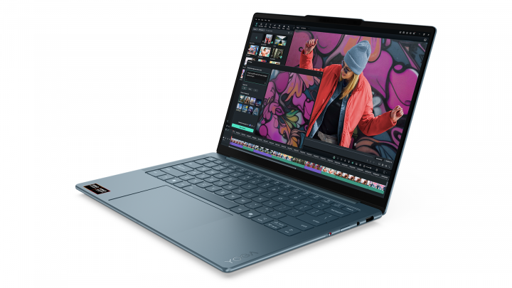 Laptop Lenovo Yoga Slim 7 14AKP10 W11H (BK keyb) Tidal Teal 3