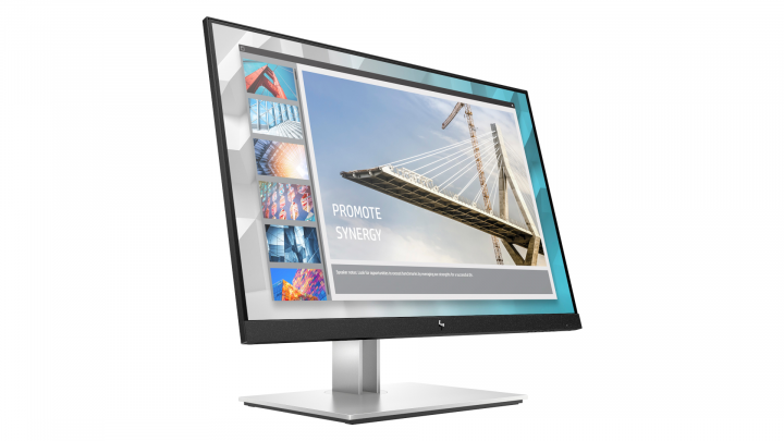 Monitor HP E24i G4 - widok frontu lewej strony